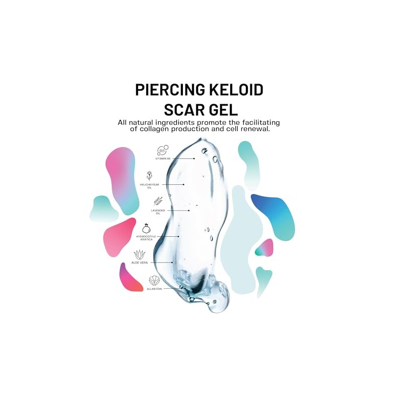 BASE LABORATORIES Keloid Bump Gel - Natural Piercing Bump &