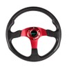 RASTP Universal Racing Steering Wheel 13.8”/350mm 6 Bolts Grip Vinyl
