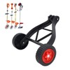String Trimmer Support Wheel, 5in Wheels Height Adjustable Walk Behind
