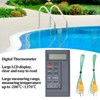 DT1320 Digital Thermometer 200℃~1370℃ Measuring Range LCD Display Temperature Meter