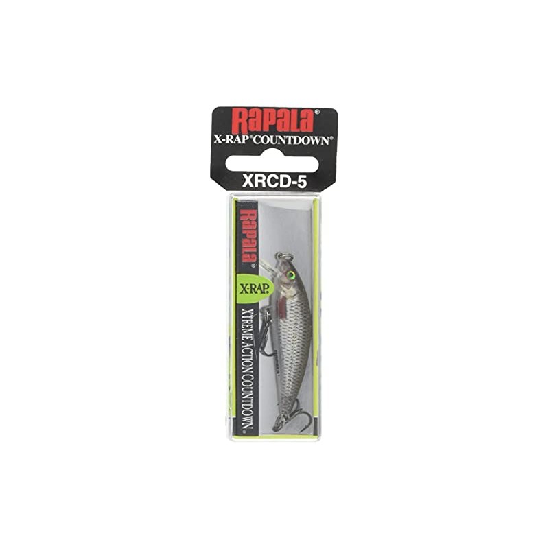 Rapala X-Rap CountDown Lure with Two No. 6 Hooks, 0.9-1.5
