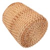 GRIRIW 1pc Hand Woven Pen Holder Compact Storage Basket for