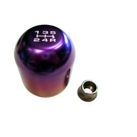 VMS Racing 12x1.25mm Threaded 5 Speed Type R Shift knob in Blue Titanium Burn Billet Aluminum for Lexus IS300 IS350 IS250 is-F ISF Threaded (NO adapters) JDM Gear Shifter Selector
