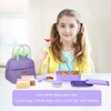JBGOYON 4-in-1 Bento Box and Insulated Lunch Bag Set, Purple