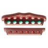 Mahogany Snooker Pool Cue Rack - Holds 6 Cues - T104