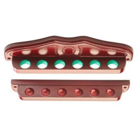 Mahogany Snooker Pool Cue Rack - Holds 6 Cues - T104
