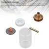 1 Set 5Pcs TIG Welding Torch Glass Cup Electrode Clamp