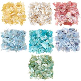 SUPERFINDINGS 120g 8 Colors Irregular Abalone Seashell Slices 3D Nail Art Sequins Nail Art Shell Slices 1~20x1~15mm Paua Shell Cabochons Nail Art Decorations DIY Nail Decorations