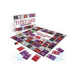 Tipsy Land Date Night Board Game - Fun Adult Drinking Game – Perfect for Couples - Created by Two Women from Texas