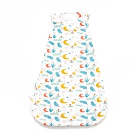 Ouch Baby Swaddle Sleep Sack, Newborn Sleep Bag/Wearable Blanket, Soft Sleepsack with Zipper, 100% Knitted Cotton, 0-6 Months (Sweet Nature, 0.5 TOG)