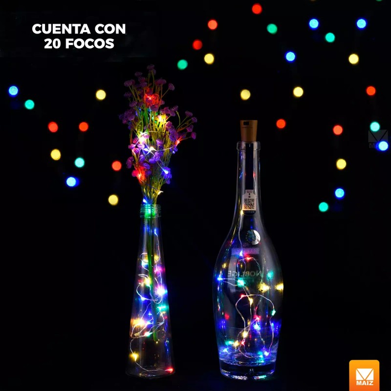 Maíz Serie Luces Led Rgb Alambre Decorativas Dormitorio