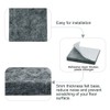 uxcell 50pcs Furniture Pads Square 1 1/2" Self-Stick Non-Slip Anti-Scratch