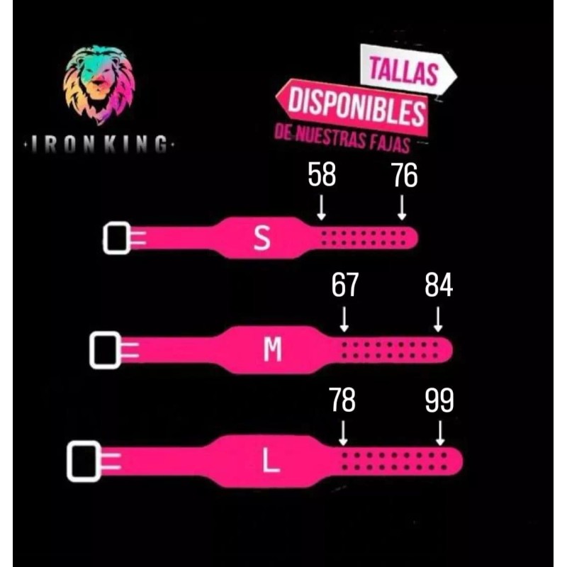 Ironking Cinturón Para Pesas Gym Faja Para Cargar Mujer Wonder