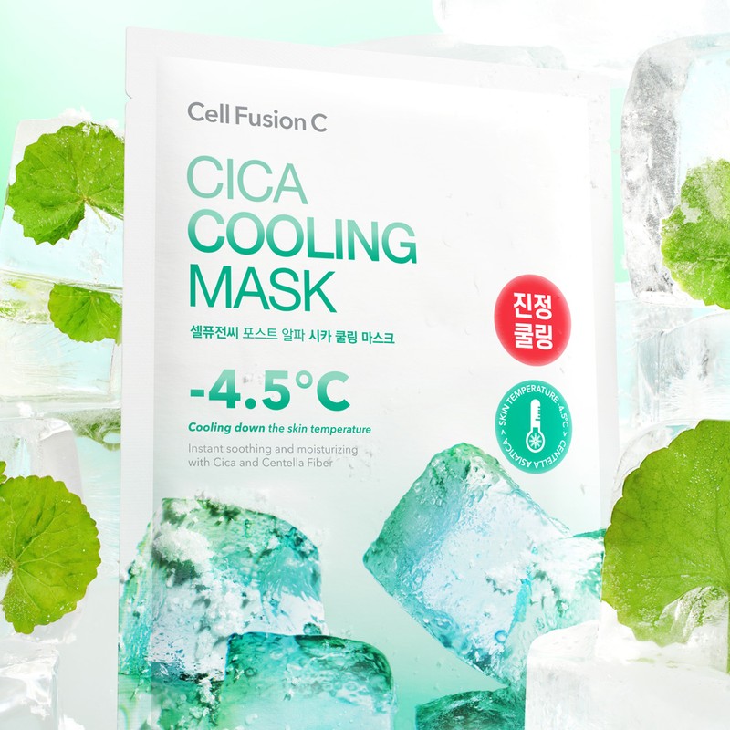 Cell Fusion C Cica Cooling Mask Total 10 sheets (5