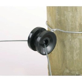 Dare (25-10pk)-Dare Corner & End Black Polymer Electric Fence Insulator 1752-10