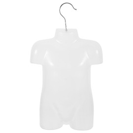 Transparent Clothing Display Mannequin Model Kids Clothing Mannequin Plastic with Removable Hook Ideal for Shops Photography 36 x 26 x 5.5 cm