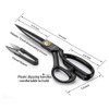 Galadim Left-Handed Dressmaking Scissors (10.4'', Black) - Dressmaker Shears for