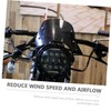 ULTECHNOVO Motorbike Windshield Wind Deflector Motorcycle Windscreen for Enhanced against