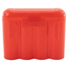 Powertron EBC Battery AA AAA CR123A Red Battery Holder Storage Case 10 Cases
