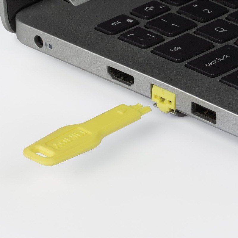 LINDY RJ45 Port Lock Key, Yellow