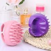 3 Pieces Hair Scalp Massager Shampoo Brush Silicone Head Washer