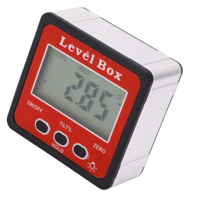 Digital Level Box Accurate Magnetic Portable Size Protractor Inclinometer for