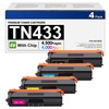 DMGE TN433 TN436 4 Pack Toner Cartridge Replacement for Brother