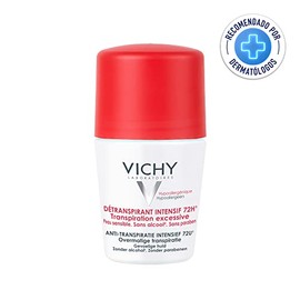 Vichy Deo Stress Resist Desodorante Anti Transpirante Sudoración Excesiva Roll Todo Tipo Piel Incluso Sensible Perlita Agua Volcánica Mejora Seca