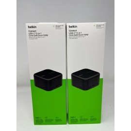 Belkin Connect USB-C 6-in-1 Core GaN Dock 130W, Multiport Docking Station w/ 96W