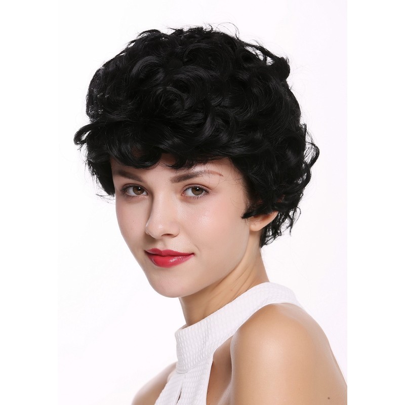 WIG ME UP - DW-2740-1 Women's Short Curly Wig Black