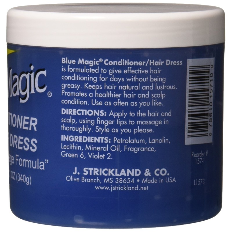 U/S Blue Magic Conditioner Jar, Size 12oz - Beauty Enterprises