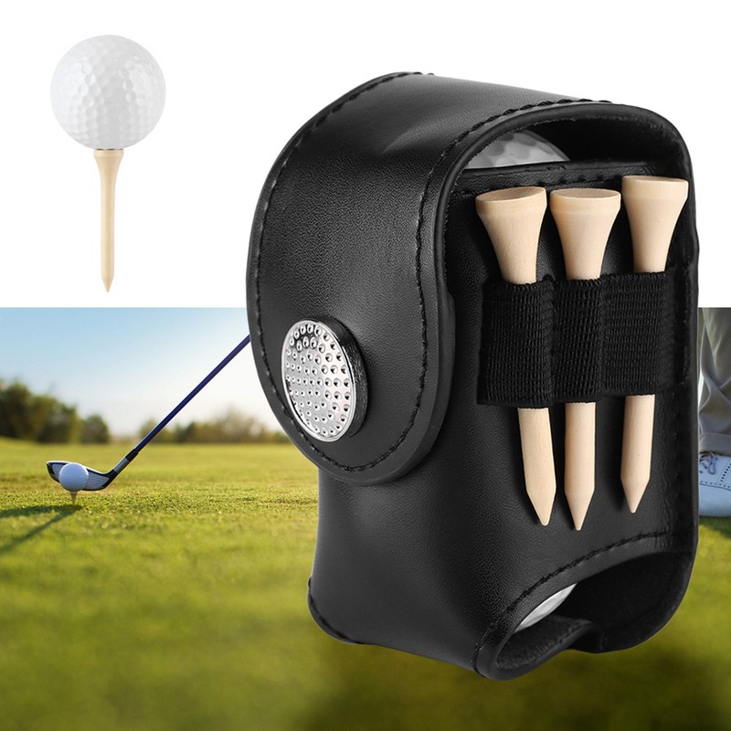 Golf Ball Bag Holder Clip Utility Pouch Sports Golfing Tackle