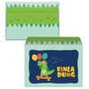 8 Invitation Cards for 4th Children's Birthday Boys Girls Dinosaur