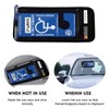 Gasedin Handicap Placard Holder for Car, 13.8"×5.9" Transparent Parking Placard