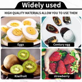 2 Stück Eierschneider Aus Edelstahl, 2-In-1-Eierschneider, Splitter, Eierschneider, Praktischer Eierschneider Zum Schneiden Von Eiern, Kartoffeln, Früchten
