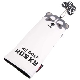 Golf Headcover Driver 440cc 460cc / Wood FW / Utility UT / Putter Cover for Mallet Magnet Type (Fits Odyssey 2 Balls) / Pin Type (Fits Scotty Cameron Odyssey) Dog (Wood FW)