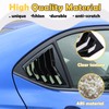 CHEAYAR Rear Side Window Louver Cover Compatible with Subaru WRX
