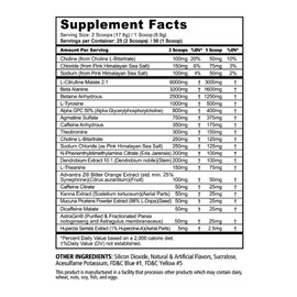 Underground Bio Labs™ Panda Supps: Rampage, Extreme Pre-Workout, High Stim, Maximum Pump, Focus, and Energy,(50 Servings) (Kiwi-Lychee-Pinapple Flavor AKA Goblin Juice)