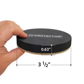 Felt Furniture Sliders Hardwood Floors X-PROTECTOR – 16 PCS 3 1/2" Furniture Sliders – Heavy Duty Felt Sliders Hard Surfaces – Move Your Furniture Easily & Safely!