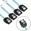 Mini SAS to 4 SATA Cable 7Pin 12Gbps Tinplated Copper