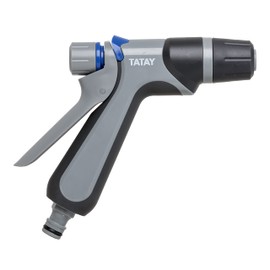 TATAY 0080501 Premium Hose Gun, Universal Connector, 2 Positions, Regulator, Solar Protection, Easy Installation, Grey-Black