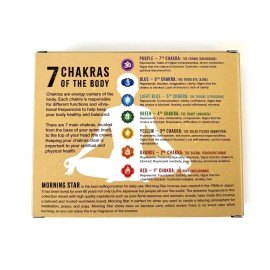 Morning Star Incense Seven Chakras Assortment of 7 Fragrances 50-Sticks Each