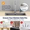 14.6” Silicone Faucet Mat For Kitchen Sink, Kitchen Sink Splash