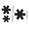 ANCLLO 3 PCS Pan Protectors for Stacking, 3 Sizes Pot