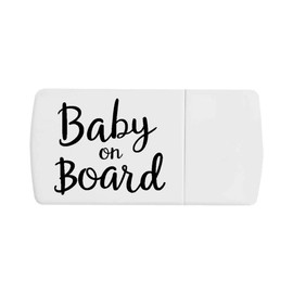 'Baby On Board' Pill Box with Tablet Splitter (PI00032304)