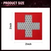 2Pcs IR Reflective Red Cross Medic Patches Tactical Military Patches,