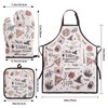 Harry Magic Gifts for Mom Women,Kitchen Utensils Set,Cute Wizard Wooden