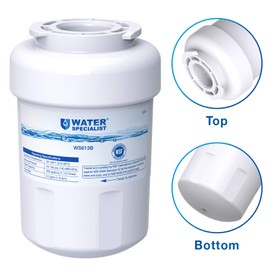 Waterspecialist MWF Refrigerator Water Filter, Replacement for GE Smart Water MWF, MWFINT, MWFP, MWFA, GWF, HDX FMG-1, WFC1201, RWF1060, Kenmore 9991, Pack of 2