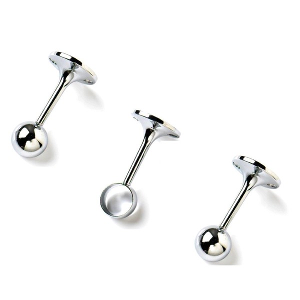 Bulk Hardware bh05076 Towel Rail Support Kit CP 2 x