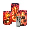 3 Pack Flameless LED Pillar Candles 11-Key Remote Timer Flickering